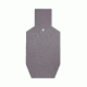 CTS Targets ABC Zone Rifle Target, Steel, 3/8in  Thick, 12in x24in, NSN N CTS-ABCR-025