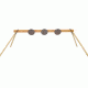 CTS Targets DIY 3 Target Plate Rack with 8in  Targets, Black, NSN N CTS-F3H8K-051