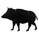 CTS Targets Wild Boar, 28in H x 43in L, 65lb, Steel, NSN N CTS-BOAR-56