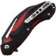 CUMA Knives BAMF Linerlock Black/Red G10