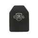 Custom Armor Group AR500 Rhino Coated Level III Stand Alone Steel Armor Plate, 8.75in x 11.75in, AR500-SAPI-S