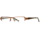 Cutter &amp; Buck CB Prestige SECB PRES00 Single Vision Prescription Eyewear - Walnut SECB PRES005040 BN