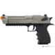 Cybergun / Spartan Military &amp; Law Enforcement Magnum Research Licensed Semi/Full Auto Metal Desert Eagle L6 CO2 Gas Blowback Airsoft Pistol by KWC, 2-Tone, Black/Gray, 950503-US