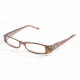 D&amp;G DD1128B Bifocal Eyeglasses - Brown On Transparent Demo Lens Frame / 49 mm Prescription Lenses, 568-4916