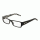 D&amp;G DD 1150 Eyeglasses Styles - Black On Horn Frame w/Non-Rx 51 mm Diameter Lenses, 765-5115