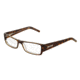 D&amp;G DD 1150 Eyeglasses Styles - Havana On Transparent Frame w/Non-Rx 51 mm Diameter Lenses, 556-5115