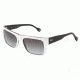 D&amp;G DD3044 Sunglasses 783/8G-5618 - White On Black Gray Gradient