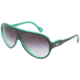 D&amp;G DD3059 Sunglasses 17738G-6114 - Black On Green Gray Gradient