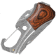 Dakota Multi Tool Wood, 3.5in Closed, Brown Wood Handle, Brown, 91162