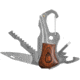 Dakota Multi Tool Wood, 3.5in Closed, Brown Wood Handle, Brown, 91162