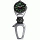Dakota Watches Big Face Clip, Black EL Military Dial, Silver Case, Compass 8852-2