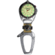 Dakota Watches Big Face Clip, Cream EL Military Dial, Silver Case, Compass 8853-1