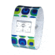 Dakota Watches Fashion Cuff, White Dial, Color Pattern Cuff 2940-3