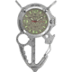 Dakota Watches Multi Tool Clip, Silver, 3857-1