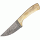 Damascus Belly Skinner w/ Smooth Bone Handles DM1074