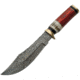 Damascus Bowie w/ Steel Blade DM1065
