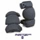 Damascus Protective Gear DBKB Phantom Ops 2 Modular Low-Profile Knee Pads, Black, Black, 1 size DBKB
