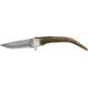 Damascus Long Horn Hunter Fixed Knife DM1011