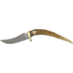 Damascus Stag Tip Skinner Fixed Knife DM1028