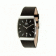 Danish Design Iq13q900 Stainless Steel Mens Watch - Black Leather Band, Silver SS Case, Black Face