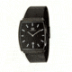 Danish Design Iq64q900 Stainless Steel Watch - Black Mesh Band, Black SS Case, Black Face