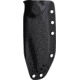 Dark Pines WidowMaker 3.5 V2 Black Fixed Blade Knife, 8in Overall, 4in Black Stonewash CPM-3V Carbon Steel Clip Point Blade, Blue/Black Textured G10 Handle, Black Kydex Sheath, DPK003 BLACK BLUE G10