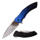 Dark Side Blades Folding Blade, 3.5in, Stainless Steel Blade, Handle DS-A054BL