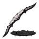 Dark Side Blades Folding Blade, 3.5in, Stainless Steel Blade, Two Tone Anodized Aluminum Handle DS-A037BS