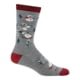 Darn Tough Sled Head Crew Lightweight with Cushion Socks - Men's, Gray, Large, 6124-GRAY-L-DARN