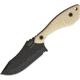 Darrel Ralph Large Klax Moon Glow Knife, 8.5in Overall, 4.25in Black Powder Coated 440C SS Blade, Moon Glow G10 Handle, Black Kydex Sheath, KLAX LG MG