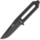 Darrel Ralph Sermon Neck Knife, 4.75in Overall, 2in Black 154Cm SS Blade, One-Piece Construction, Black Kydex Neck Sheath, DDR NECK KNIFE