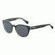 Davidoff 97120 Single Vision Prescription Sunglasses - Black Frame and Grey Green Lens 97120-8738SV