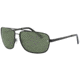Davidoff No. 97324 Sunglasses - Black Frame and Grey Green Lens 97324-610