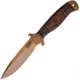 Dawson Knives Raider 5 Orange Knife, 5 Arizona copper finish CPM-3V carbon steel blade, Black and orange sculpted G10 handle, 696302764230