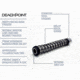 Dead Point Glock 17/22, Gen 4 Guide Rod Housed Weapon Light, Stainless Steel 707129271884
