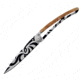 Deejo Maori Juniper 37g Folding Knife,3.75in,Z40C13 Steel,Juniper Wood Handle DEE1CB020