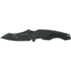 Defcon 5 Kilo Tactical Folding Knife, 3.54in, SS 8Cr13MOV, SS PTFE Coated Blade, G10 Handle w/ Carbon Fiber Insert, Black, D5-K011