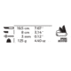 Defcon 5 Lima Tactical Folding Knife, 3.14in, SS 8Cr13MOV, SS PTFE Coated Blade, G10 Handle, Black, D5-K012