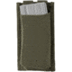 Defcon 5 Low Profile Elastic 5.56 Single Magazine Pouch for Long Weapon, OD Green, D5-M4LPSP OD
