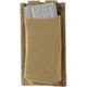 Defcon 5 Low Profile Elastic 5.56 Single Magazine Pouch for Long Weapon, Tan, D5-M4LPSP CT