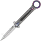 Defcon Archangel Framelock Folding Knife, Gray titanium handle with carbon fiber inlay, TF 9312