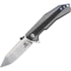 Defcon Atlas Framelock Folding Knife, 3.75" satin finish CPM S35VN stainless modified ta, Gray titanium handle with carbon fiber inlay, TF 5344