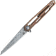 Defcon Peregrine Framelock Folding Knife, Orange Damascus pattern titanium handle, TF 4394-2