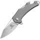Defcon Rhino Framelock Folding Knife, Gray titanium handle, TF 9315