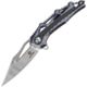 Defcon Valkyrie Framelock Folding Knife, 3" satin finish Bohler M390 stainless blade, Flame anodized titanium handle with carbon fiber i, TF9393-2