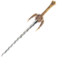 Denix Fantasy Sword Letter Opener, 9.75 overall, Mirror polished unsharpened fantasy blade with ant, DX3045