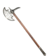 Denix German Battle Axe Replica, 29.5 overall, Wood handle, DX6602