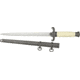 Denix German Officers Dagger, 9.5in, Unsharpened Antique Gray Stainless Dagger, Imitation Ivory Handle DX4111G