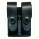 DeSantis Black - Plain - Double Mag Pouch - Hidden Snap U41BJHHZ5