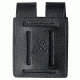 DeSantis Black - Plain - Double Mag Pouch - Hidden Snap U41BJHHZ5